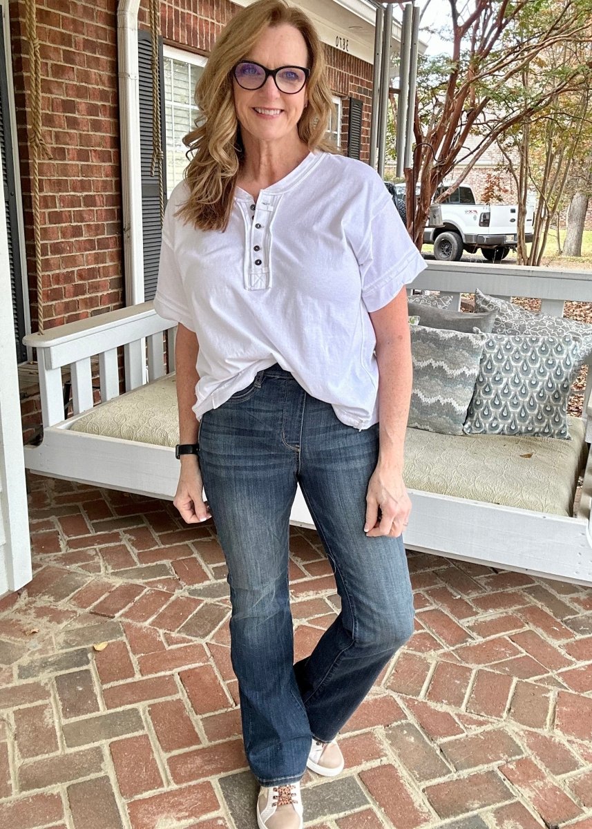 Judy Blue Jeans | High Waist | Vintage Pull On Slim | Boot Cut - Judy Blue Jeans - Jimberly's Boutique