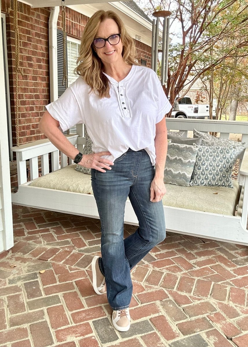 Judy Blue Jeans | High Waist | Vintage Pull On Slim | Boot Cut - Judy Blue Jeans - Jimberly's Boutique