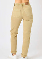 Judy Blue Jogger | High Waist | Khaki - Judy Blue Joggers -Jimberly's Boutique-Olive Branch-Mississippi