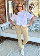 Judy Blue Jogger | High Waist | Khaki - Judy Blue Joggers -Jimberly's Boutique-Olive Branch-Mississippi