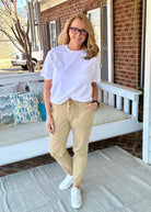 Judy Blue Jogger | High Waist | Khaki - Judy Blue Joggers -Jimberly's Boutique-Olive Branch-Mississippi