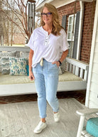 Judy Blue Jogger | High Waist | Vintage Double Cuff | Denim - Judy Blue Jeans -Jimberly's Boutique-Olive Branch-Mississippi