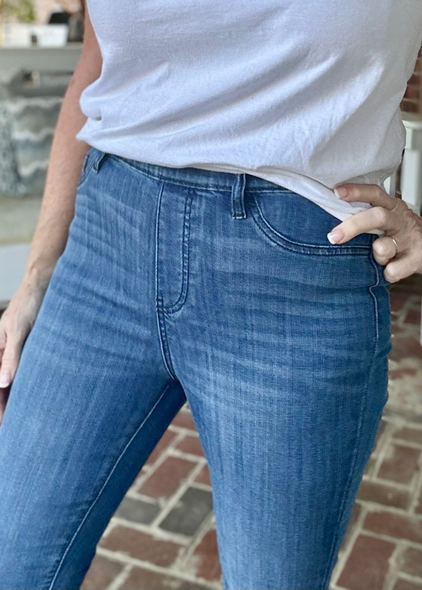 Judy Blue Kimmie High Waist Release Hem Pull On Skinny Jeans (Copy) - jeans - Jimberly's Boutique