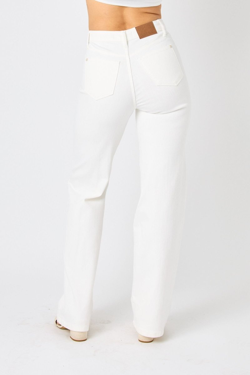 Jeans Donna Judy Blue Vita Alta Taglio Dritto - Controllo Pancia - Blu 9x29