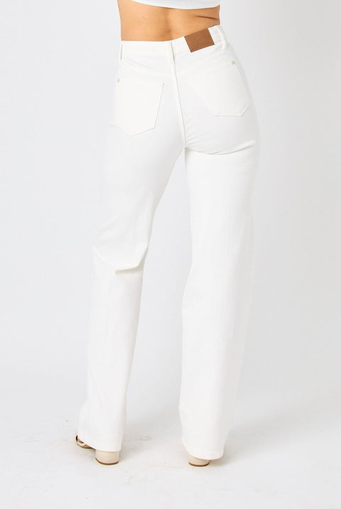 Jeans Donna Judy Blue Vita Alta Taglio Dritto - Controllo Pancia - Blu 9x29
