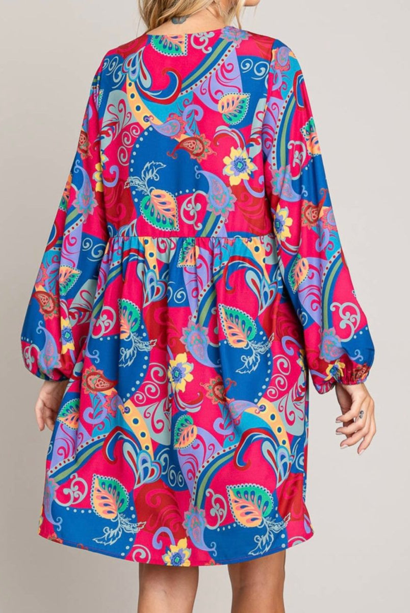 Keep Dreaming V Neck Dress | Cotton Bleu - dress -Jimberly's Boutique-Olive Branch-Mississippi