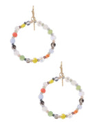 Kelly Bead Hoop Earrings - -Jimberly's Boutique-Olive Branch-Mississippi