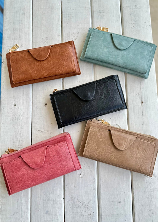 Kyla Wallet with Snap Closure - Jimberly's Boutique