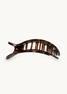 Large Teleties Flat Oval Clip - Tortoise (ships week of 2/12/24) - -Jimberly's Boutique-Olive Branch-Mississippi