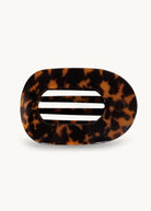 Large Teleties Flat Oval Clip - Tortoise (ships week of 2/12/24) - -Jimberly's Boutique-Olive Branch-Mississippi