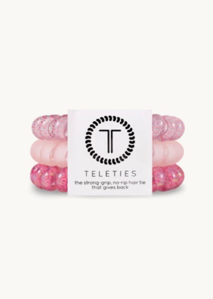 Large Teleties Hair Ties - Made Me Blush - Teleties Hair Ties -Jimberly's Boutique-Olive Branch-Mississippi