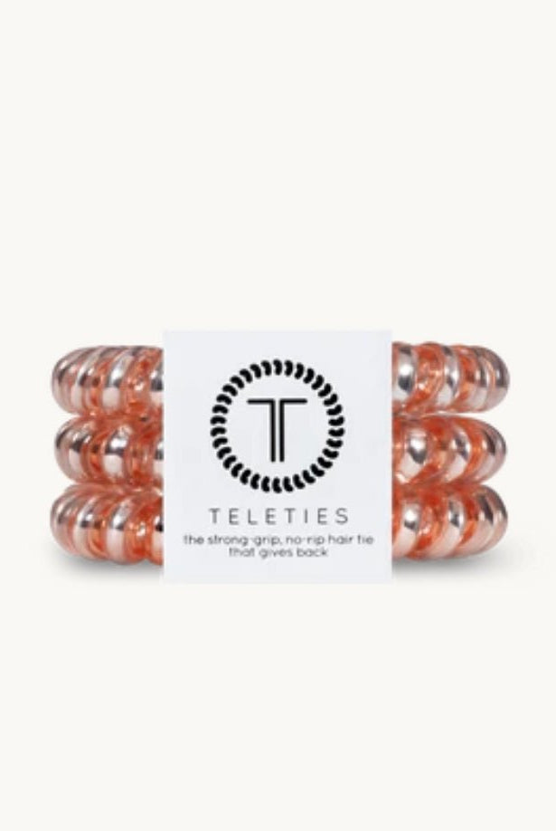 Large Teleties Hair Ties - Millennial Pink - Teleties Hair Ties -Jimberly's Boutique-Olive Branch-Mississippi