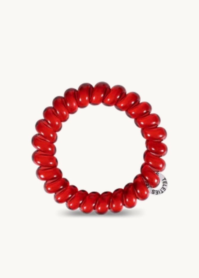Large Teleties Hair Ties - Scarlet Red - Teleties Hair Ties -Jimberly's Boutique-Olive Branch-Mississippi