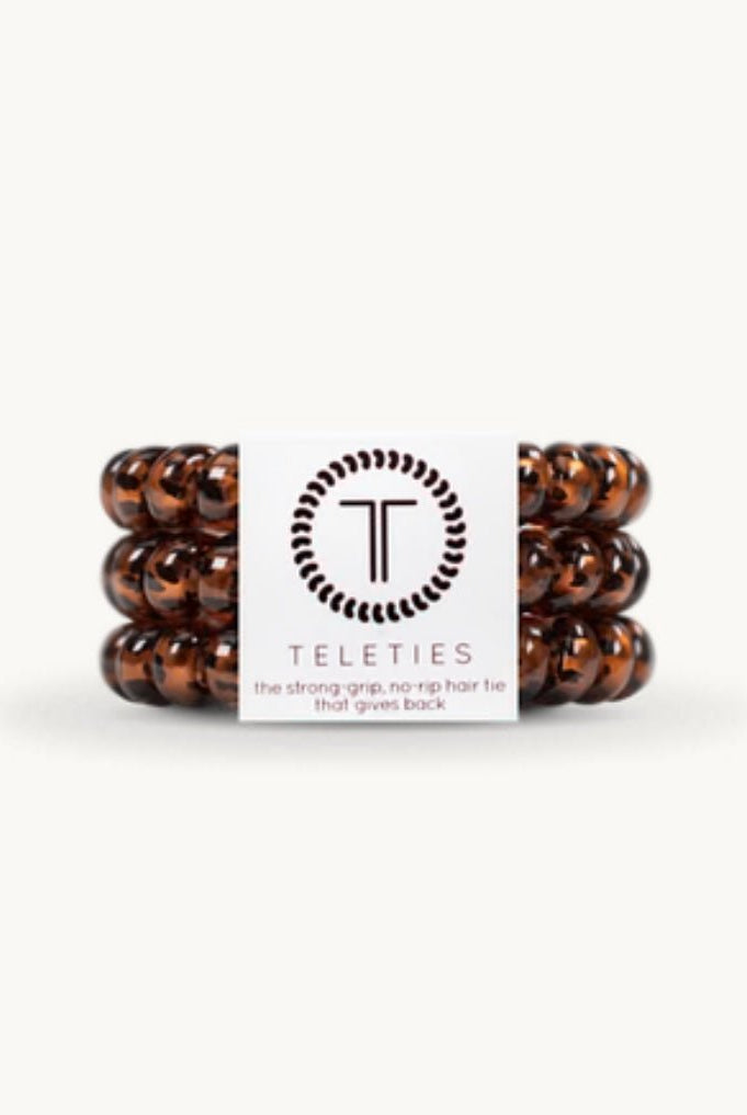 Large Teleties Hair Ties - Tortoise - Teleties Hair Ties -Jimberly's Boutique-Olive Branch-Mississippi