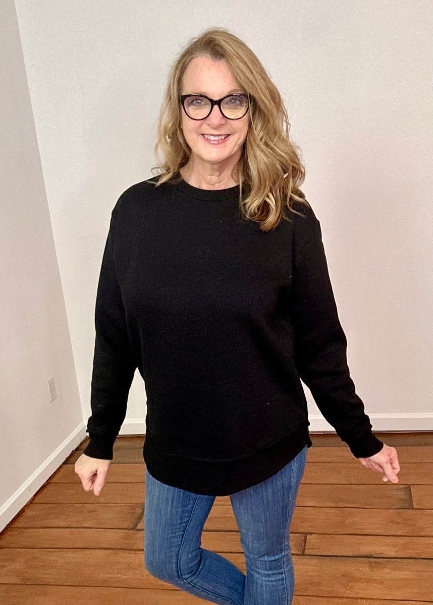 LAT | Weekend Fleece | Sweatshirt | Black | Olive Branch | MS - LAT Sweatshirt -Jimberly's Boutique-Olive Branch-Mississippi