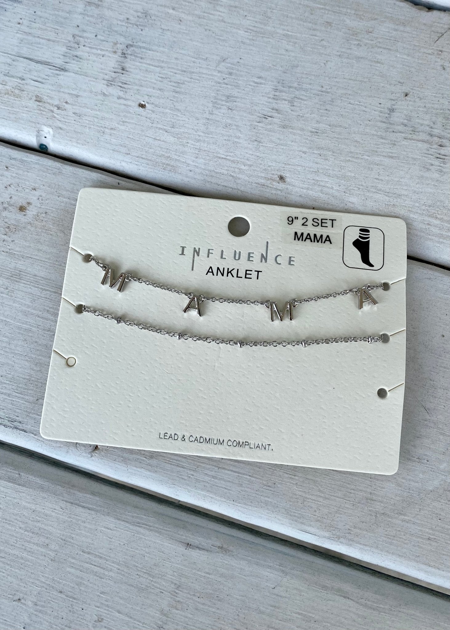 Mama Anklet - -Jimberly's Boutique-Olive Branch-Mississippi