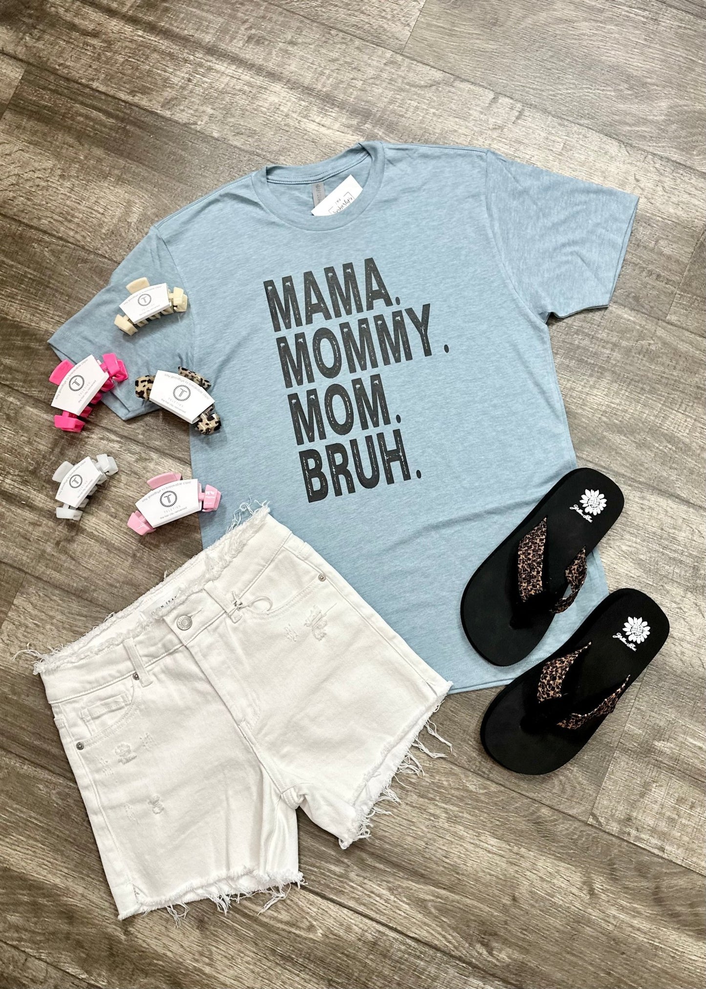 Mama Mommy Mom Bruh Graphic Tee - Jimberly's Boutique