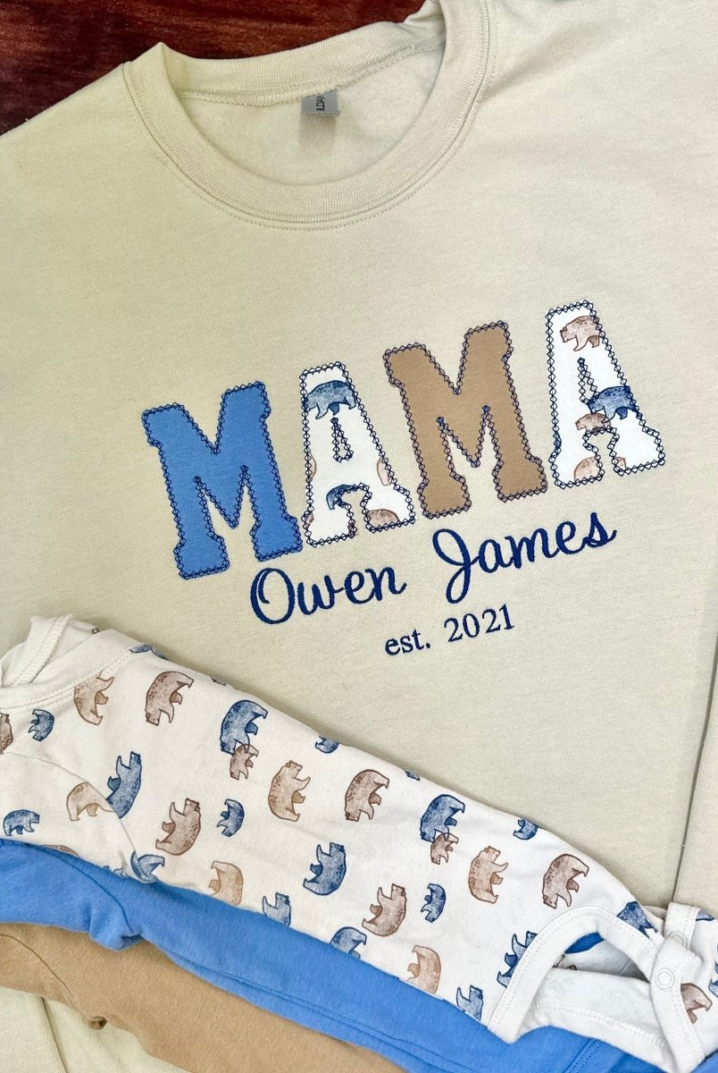 MAMA | Onesie Keepsake | Sweatshirt | Olive Branch MS - Keepsake Sweatshirt -Jimberly's Boutique-Olive Branch-Mississippi