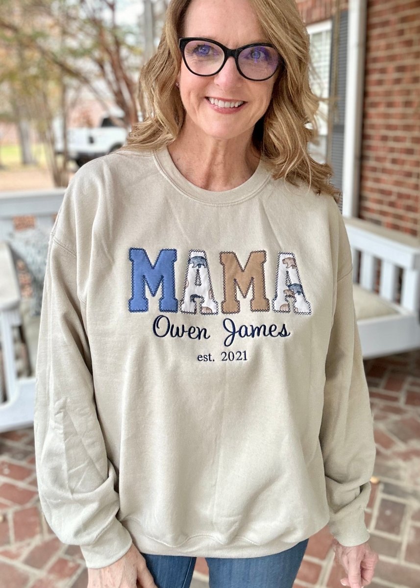 MAMA | Onesie Keepsake | Sweatshirt | Olive Branch MS - Keepsake Sweatshirt -Jimberly's Boutique-Olive Branch-Mississippi