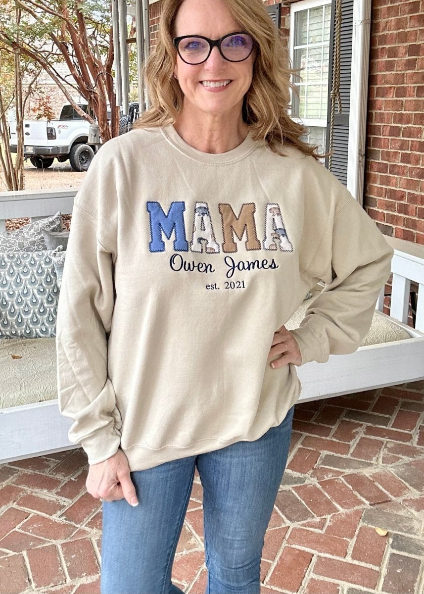 MAMA | Onesie Keepsake | Sweatshirt | Olive Branch MS - Keepsake Sweatshirt -Jimberly's Boutique-Olive Branch-Mississippi