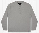 ( Small) MarshLUX Henley Performance Shirt - Light Grey - Graphic Tee -Jimberly's Boutique-Olive Branch-Mississippi