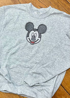Mickey | Youth | Embroidered Sweatshirt | Grey - Mickey Sweatshirt -Jimberly's Boutique-Olive Branch-Mississippi