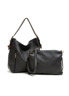 Monogrammed Alexa 2-in-1 Hobo Bag - Black - Purse -Jimberly's Boutique-Olive Branch-Mississippi
