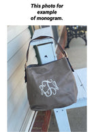 Monogrammed Alexa Faux Canvas 2-in-1 Hobo Bag - Rust - Purse -Jimberly's Boutique-Olive Branch-Mississippi