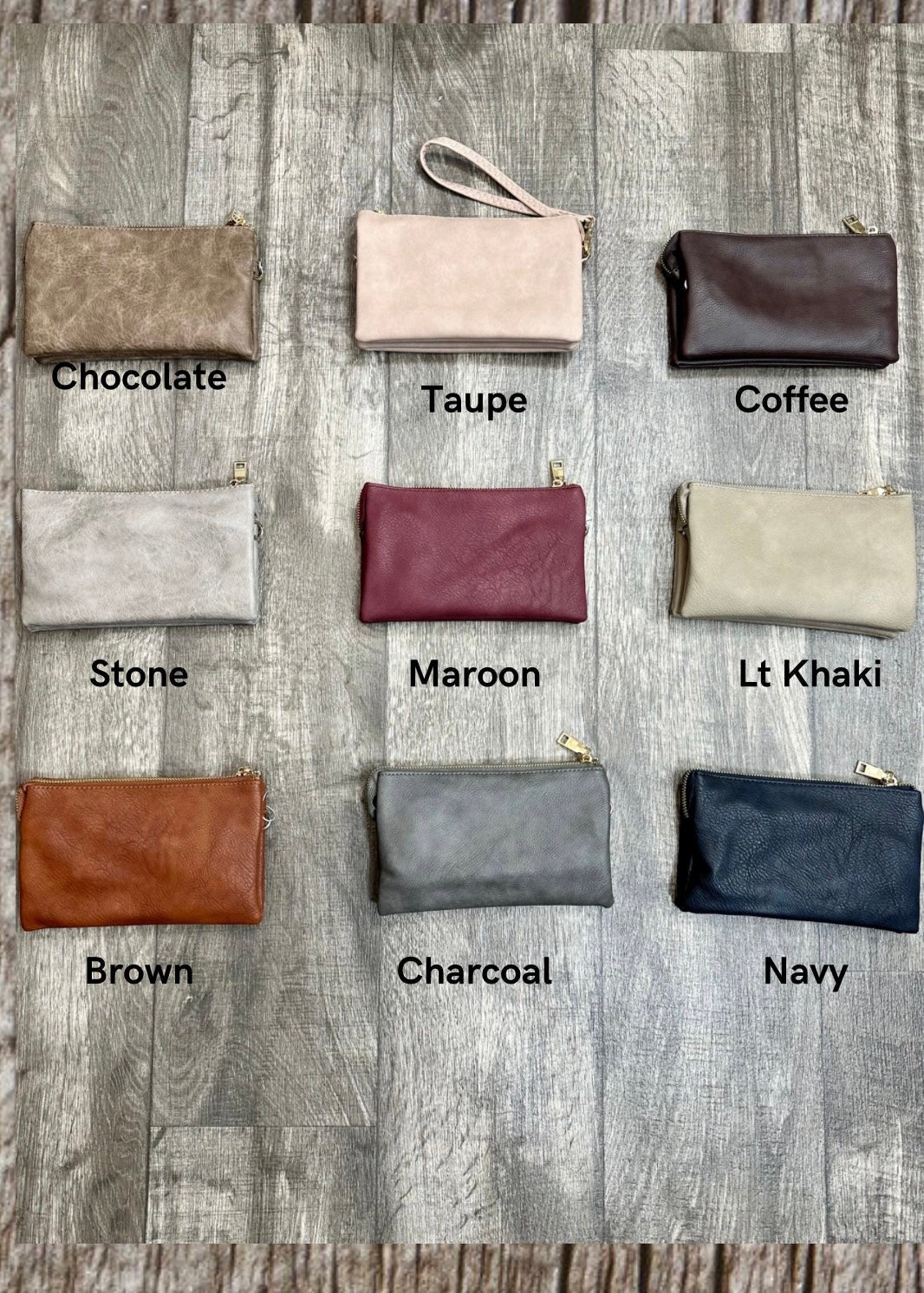 Monogrammed Riley Crossbody/Wristlet Purse - Jimberly's Boutique