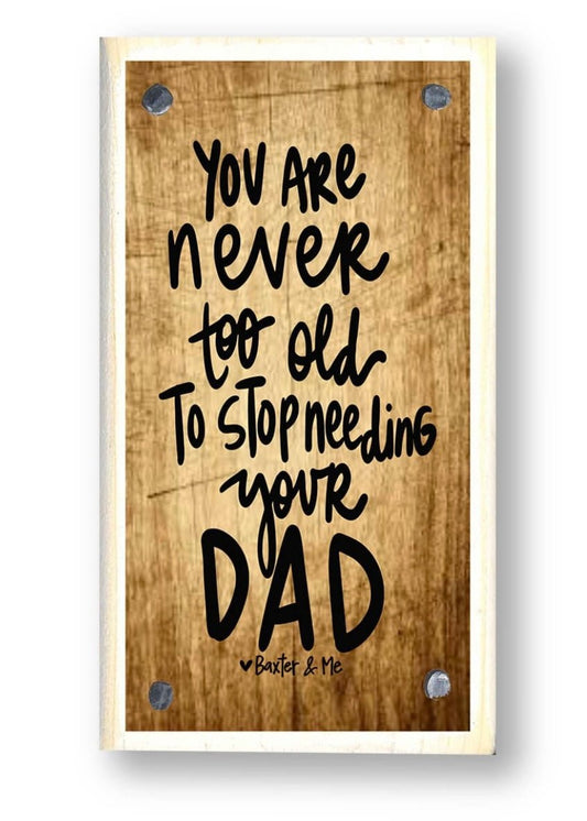 Need Your Dad Happy Block - Jimberly's Boutique
