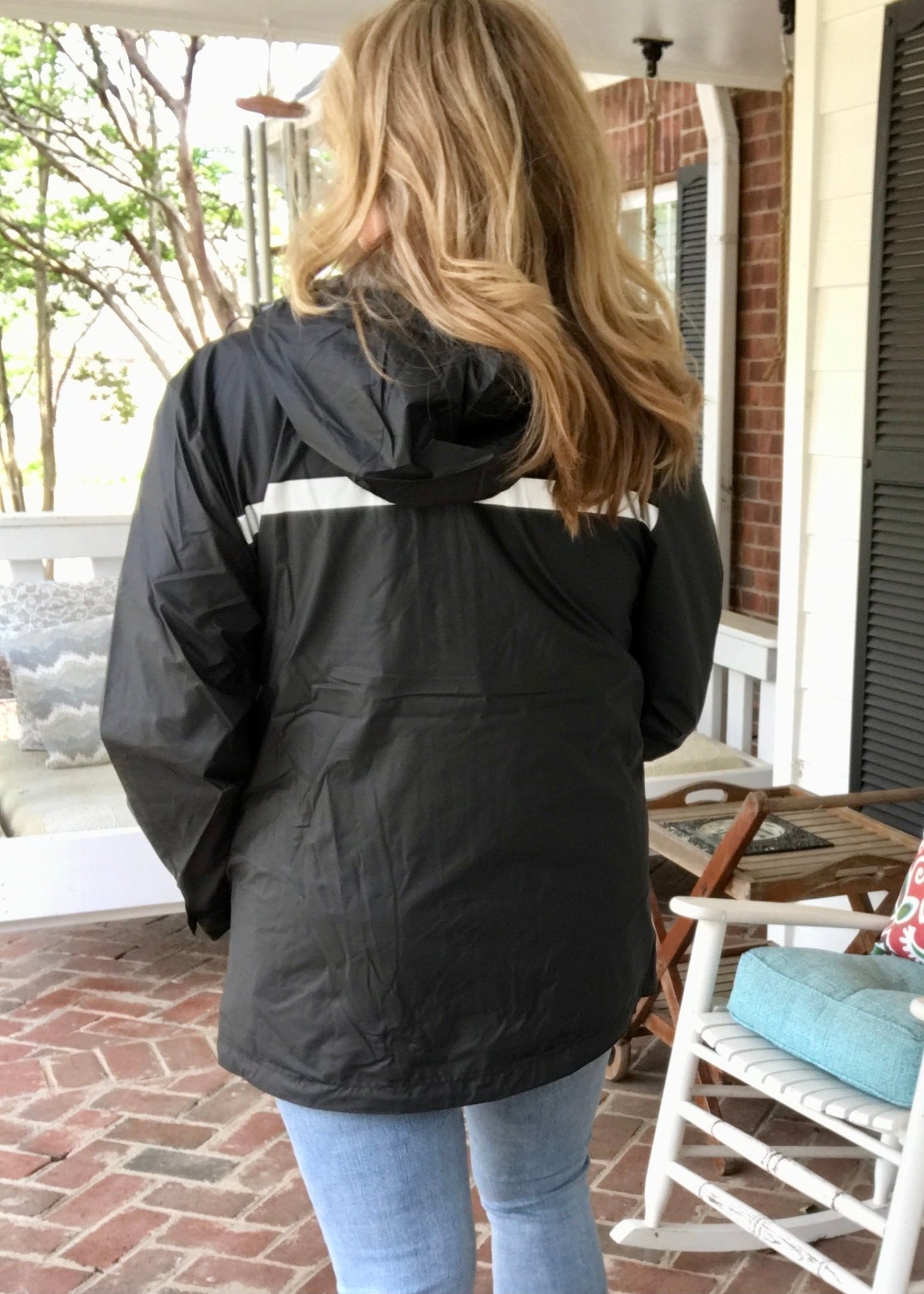 New Englander Rain Jacket--Black - Jimberly's Boutique