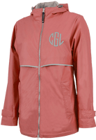 Charles River New Englander Rain Jacket--Coral - Rain Jacket -Jimberly's Boutique-Olive Branch-Mississippi