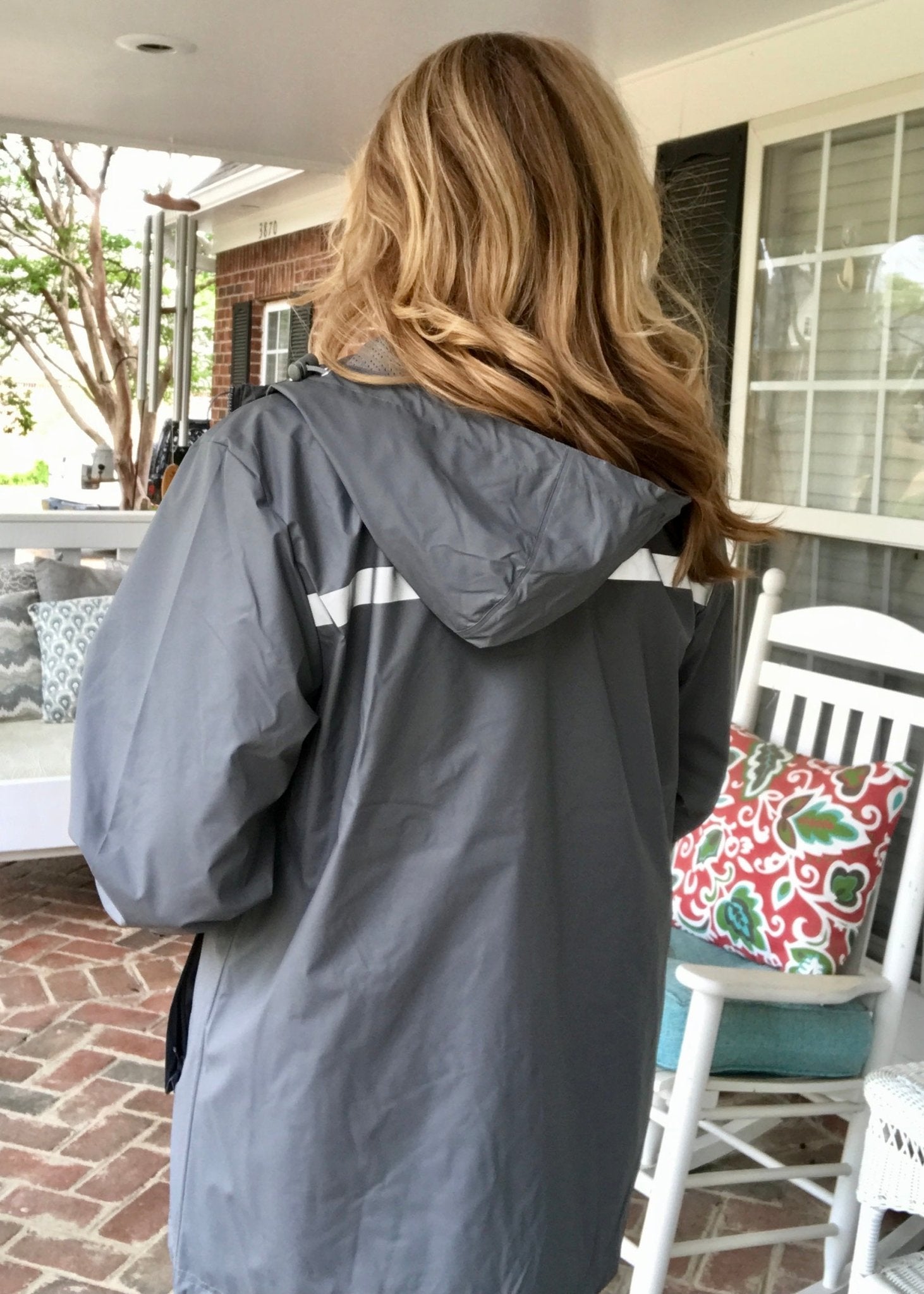 New Englander Rain Jacket--Grey - Jimberly's Boutique