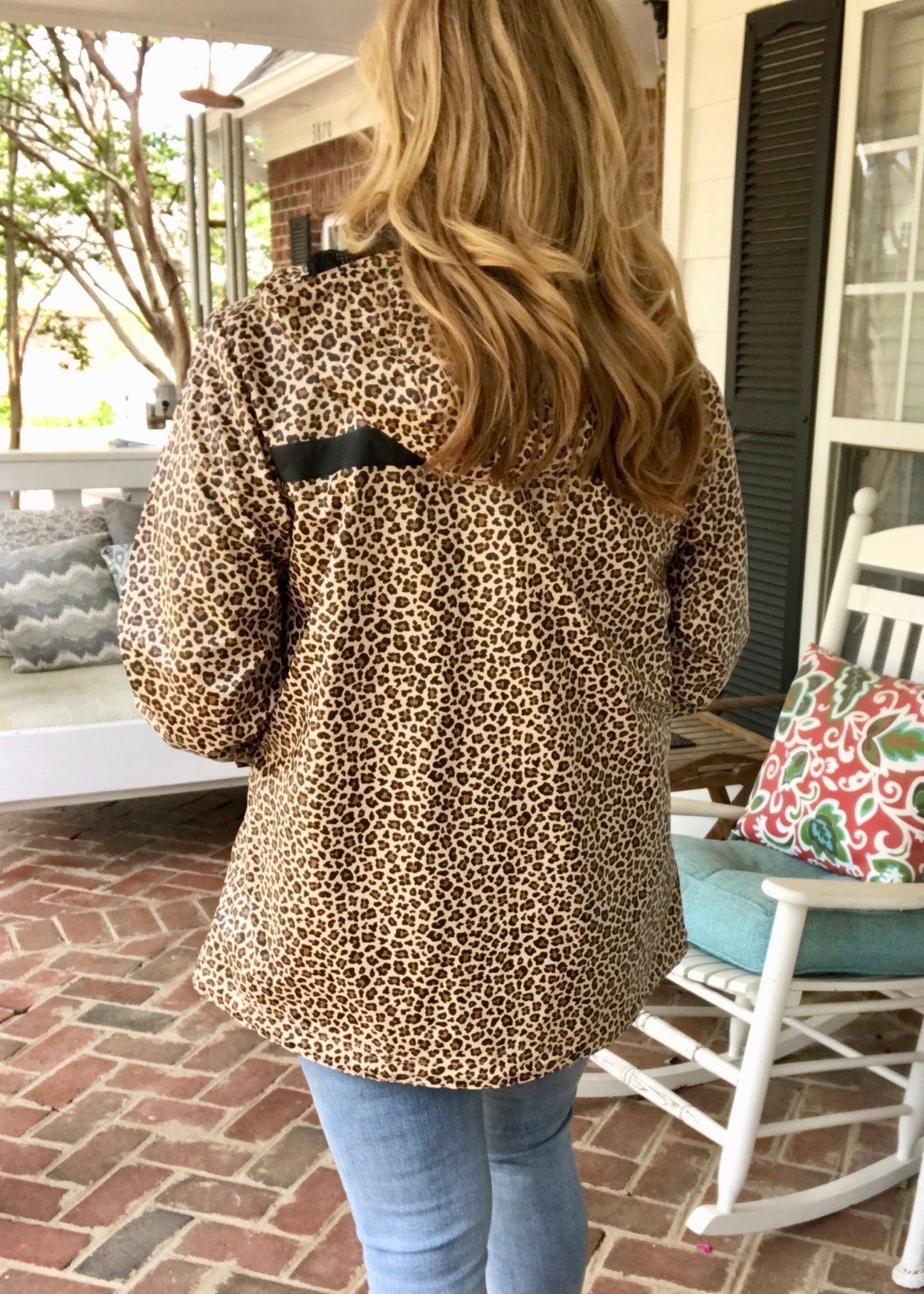 New Englander Rain Jacket - Leopard - Jimberly's Boutique