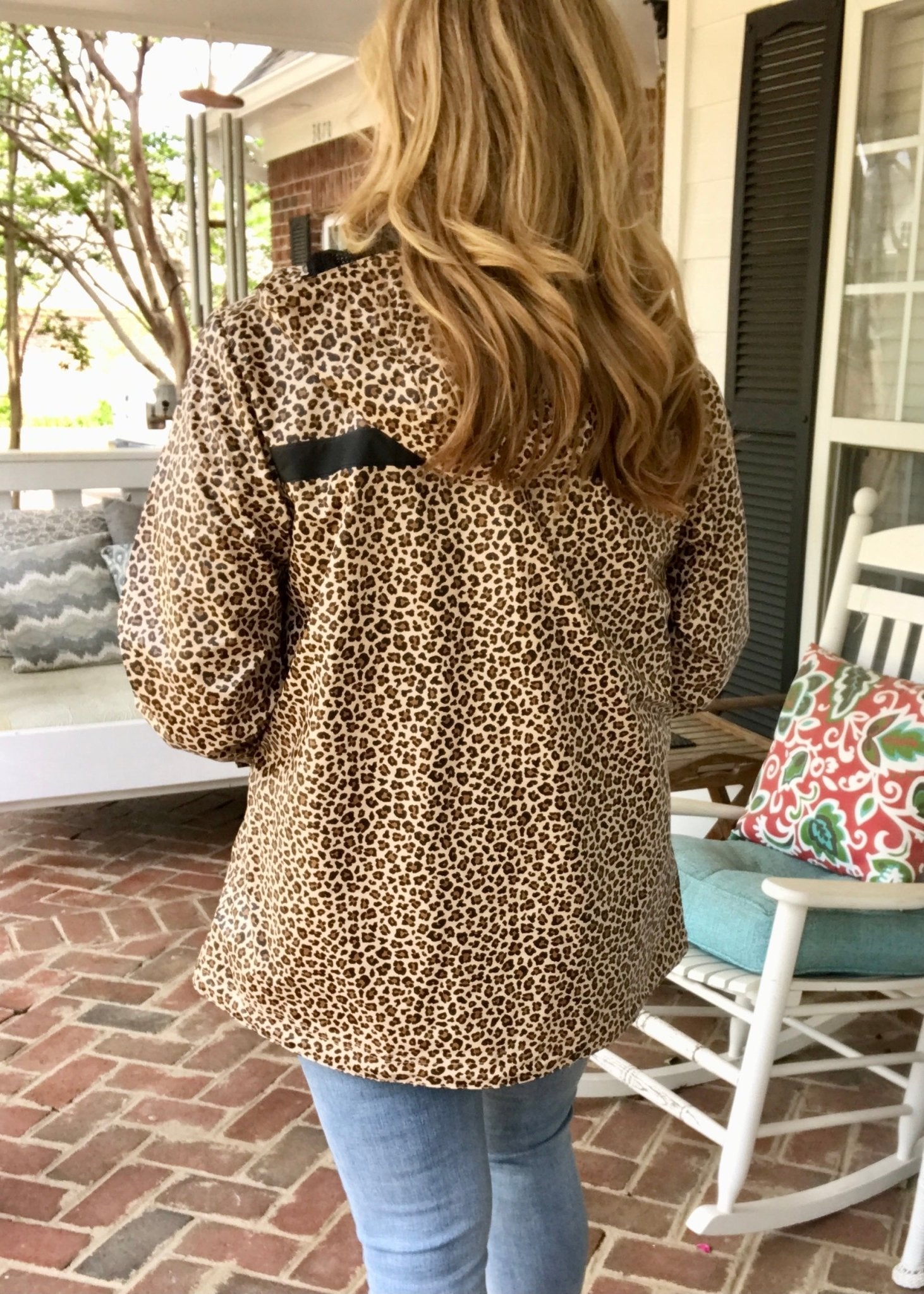 New Englander Rain Jacket - Leopard - Jimberly's Boutique