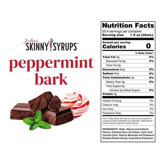 Peppermint Bark - Skinny Mixes 1.75 - Skinny Syrups - Jimberly's Boutique