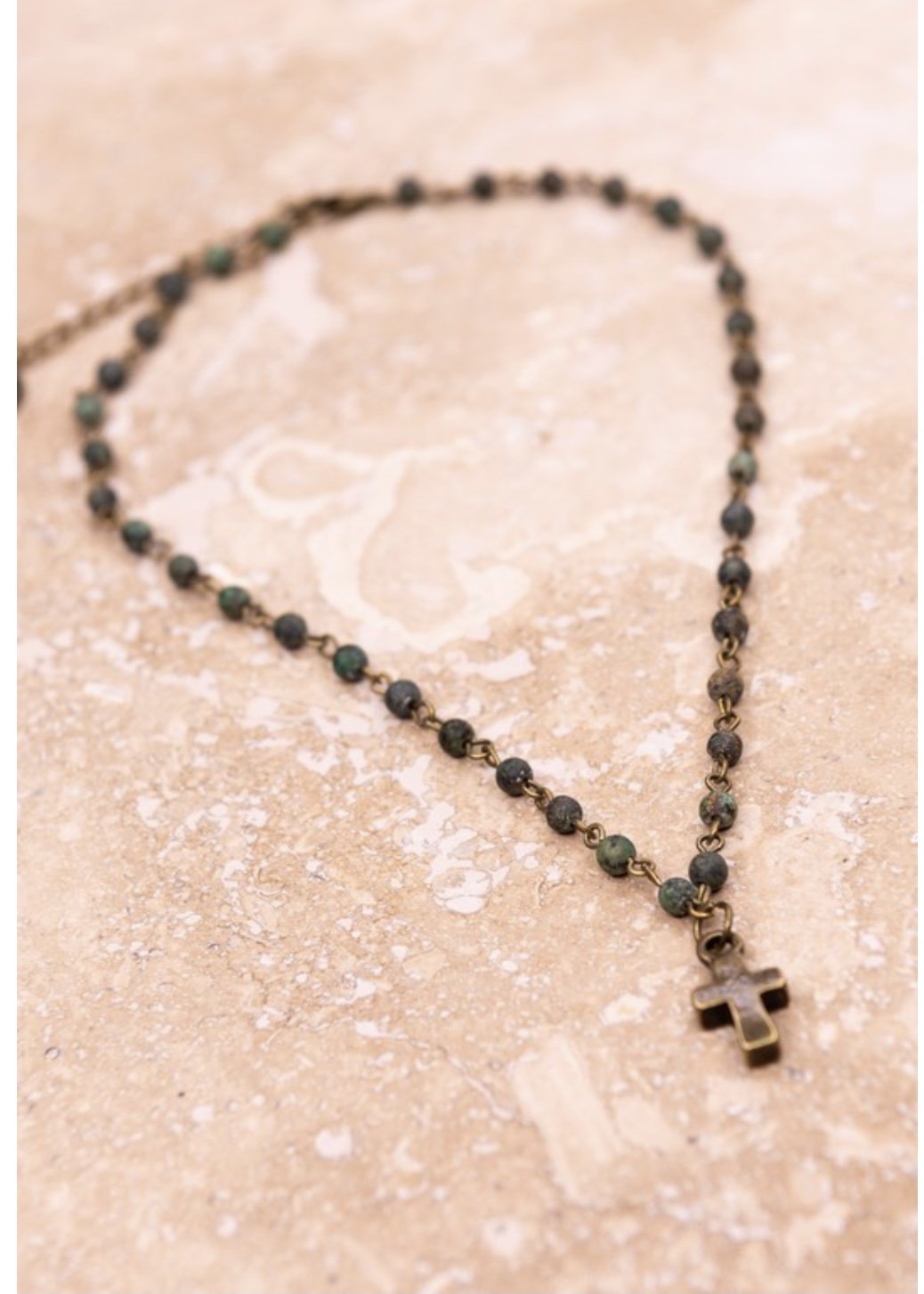 Phoebe Necklace - African Turquoise - Jimberly's Boutique