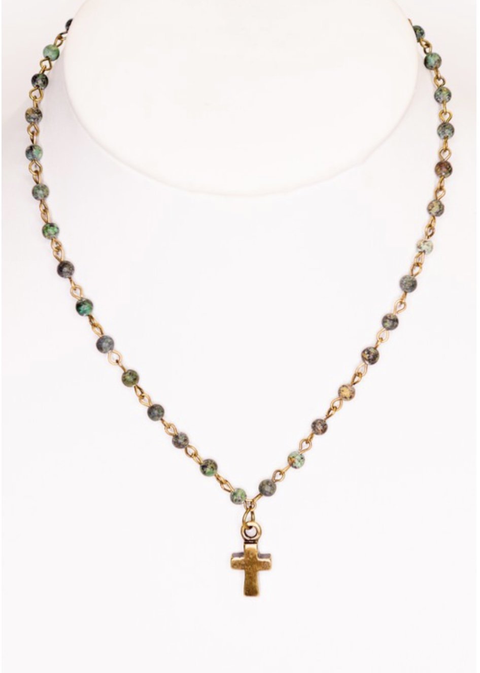 Phoebe Necklace - African Turquoise - Jimberly's Boutique