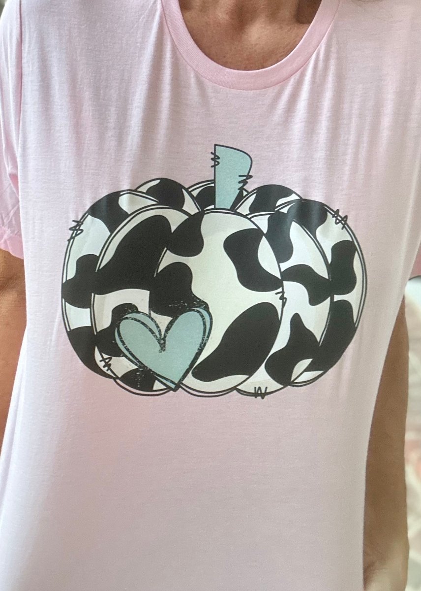 Pink Pumpkin Graphic Tee - Graphic Tee - Jimberly's Boutique