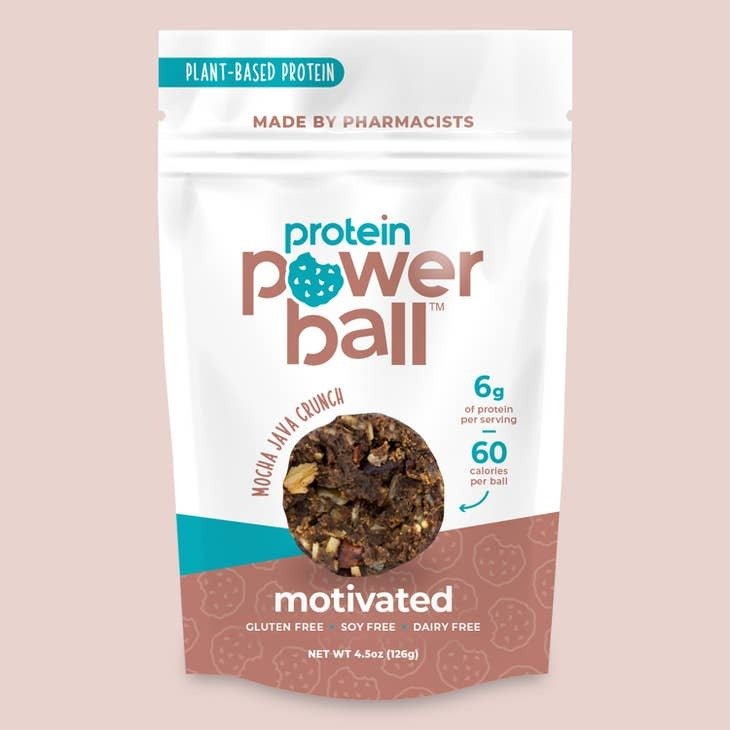 Protein Power Balls - Motivated - Mocha Java Crunch 4.5 oz - Protein Power Balls - Jimberly's Boutique
