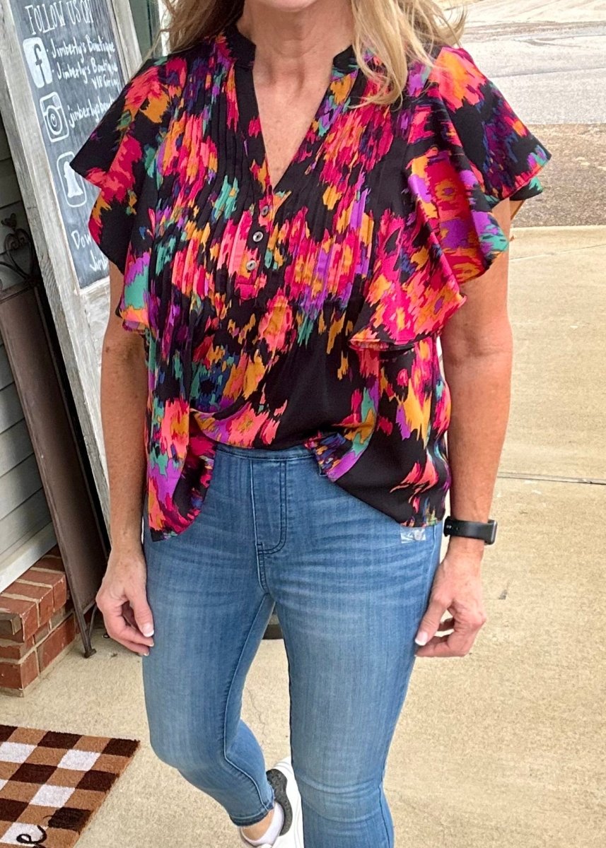 Remember Me Floral Top - Shirts & Tops - Jimberly's Boutique