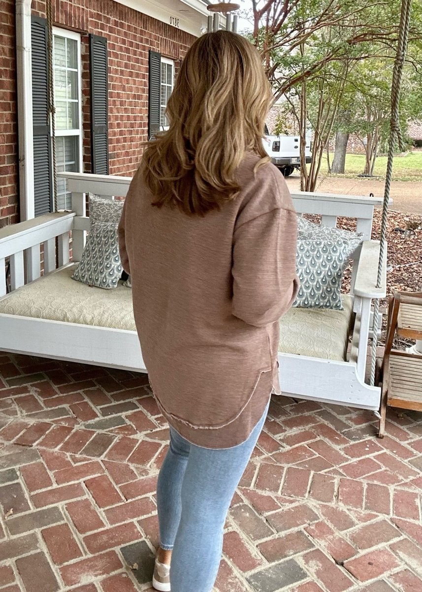Royce | Vintage Poncho Fleece | Acorn - Royce Sweatshirt - Jimberly's Boutique