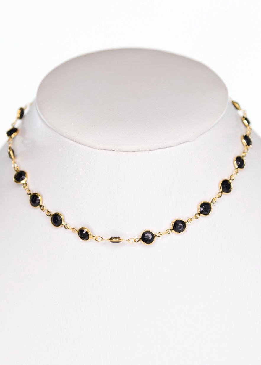 Sawyer Choker - Black/Gold - necklace -Jimberly's Boutique-Olive Branch-Mississippi