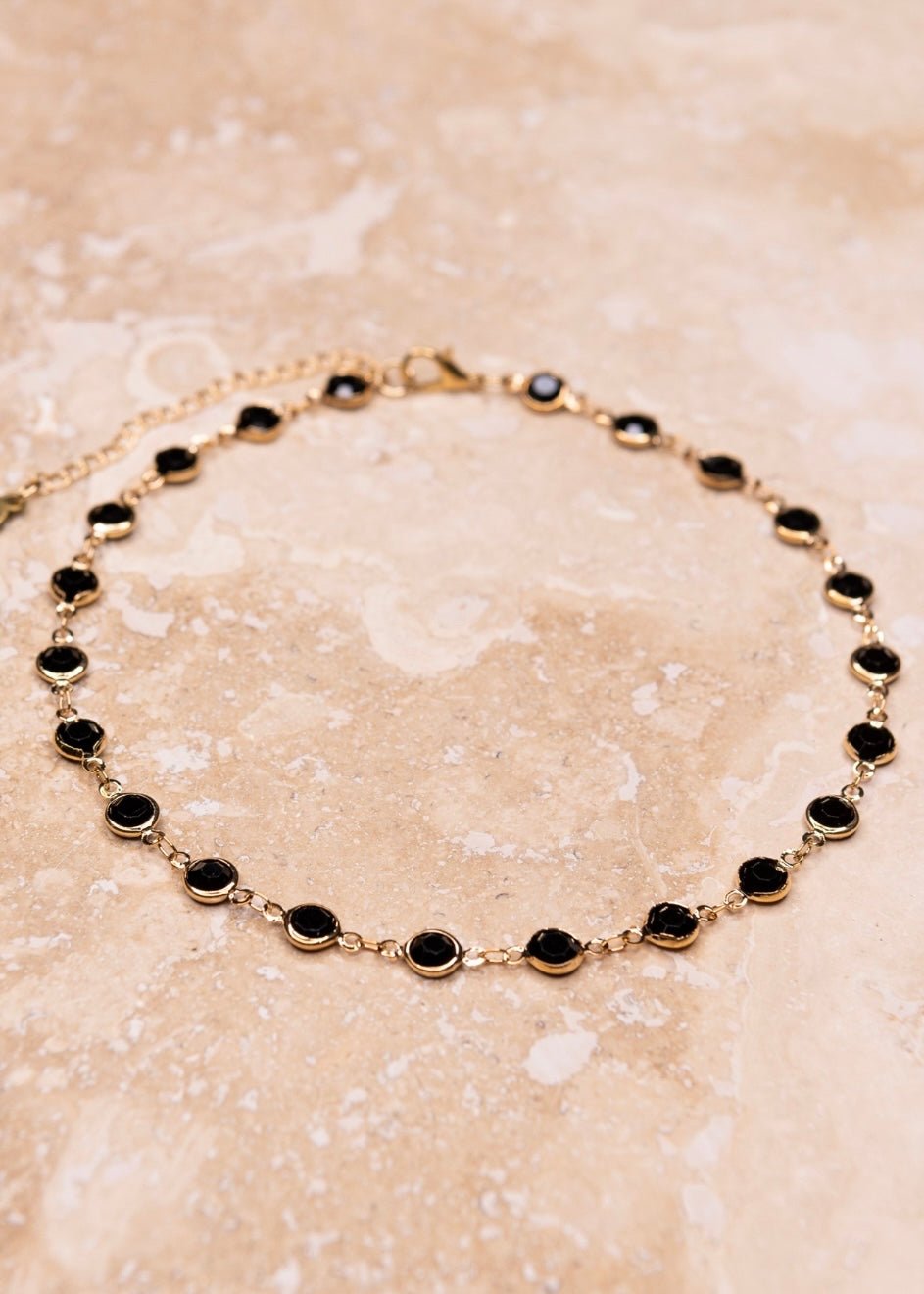 Sawyer Choker - Black/Gold - necklace -Jimberly's Boutique-Olive Branch-Mississippi