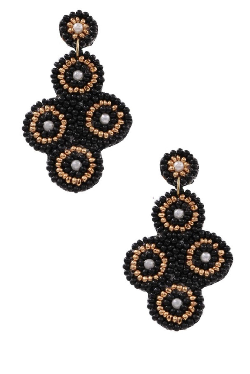 Seed Bead Stack Drop Earrings - -Jimberly's Boutique-Olive Branch-Mississippi