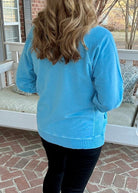 Simple Sutton Sweatshirt - Deep Sky - Casual Sweatshirt -Jimberly's Boutique-Olive Branch-Mississippi