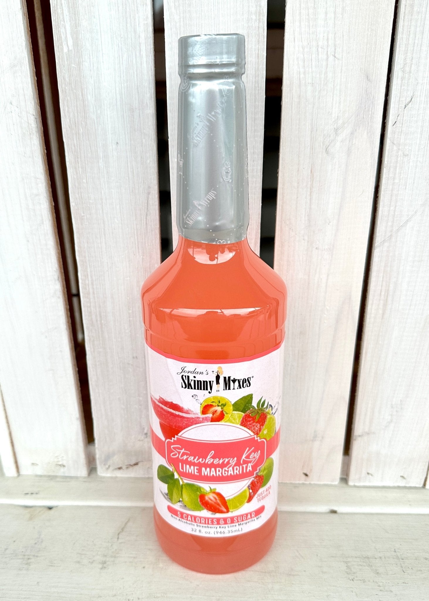 Skinny Mixes - 32oz Strawberry Key Lime Margarita - Strawberry Key Lime Margarita - Jimberly's Boutique