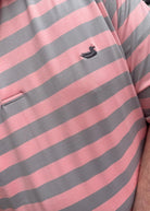 Southern Marsh Bermuda Performance Polo - Davis - Gray & Peach - Southern Marsh Polo -Jimberly's Boutique-Olive Branch-Mississippi