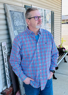 Southern Marsh | Blount Performance Dress Shirt | Navy & Red - Southern Marsh Dress Shirt -Jimberly's Boutique-Olive Branch-Mississippi