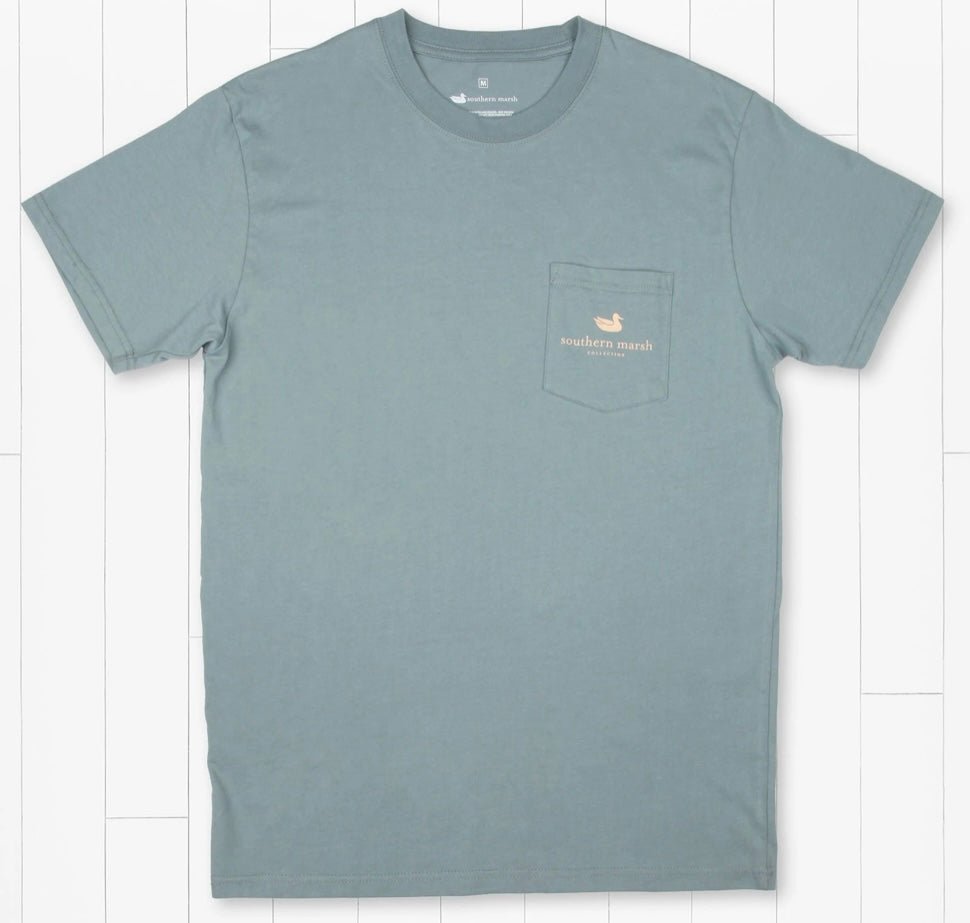 Southern Marsh Branding Collection Tee - Sunset - Burnt Sage - Graphic Tee - Jimberly's Boutique